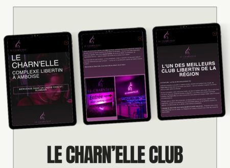 Thomas Cédric créateur site web et communication, site internet du club le Charn'elle à Amboise