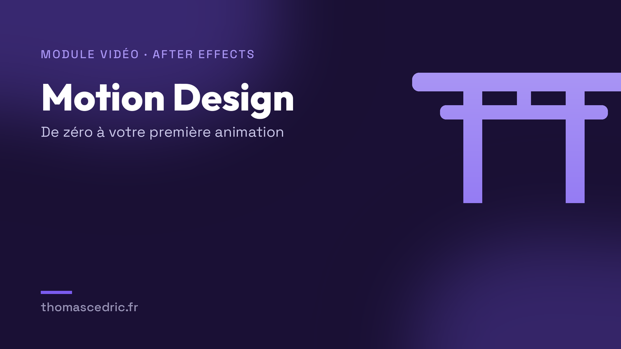Motion Design avec After Effects